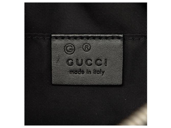 Borsa cintura Gucci Canvas Techno Web nera Nero - vista 5