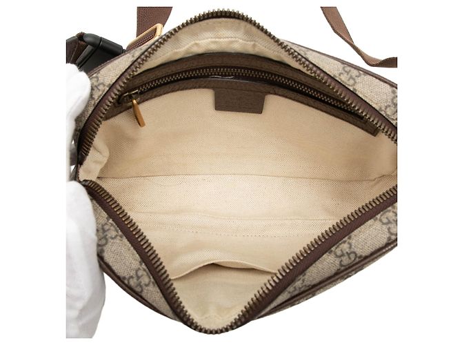 Gucci Small GG Supreme Web Ophidia Gürteltasche Beige - Ansicht 4