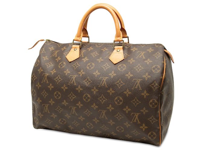 Louis Vuitton Monogram Speedy 35 Boston Tasche Braun - Ansicht 2