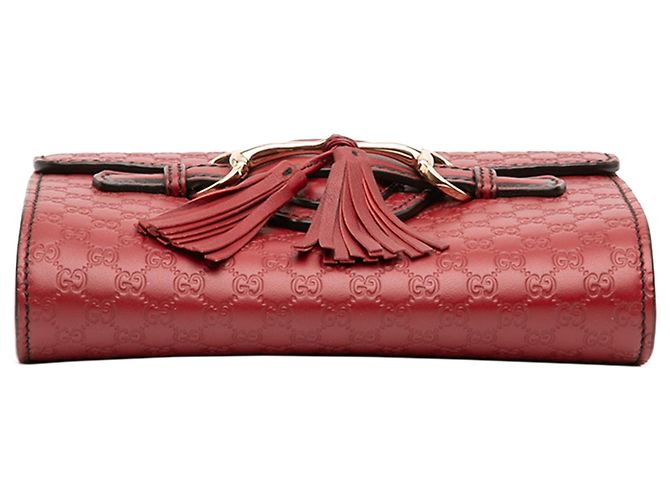 Gucci Mini Microguccissima Emily Crossbody rot - Ansicht 3