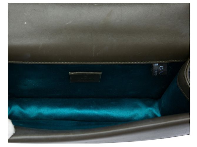 Borsa a tracolla Dionysus Medium GG in velluto verde Gucci - vista 4