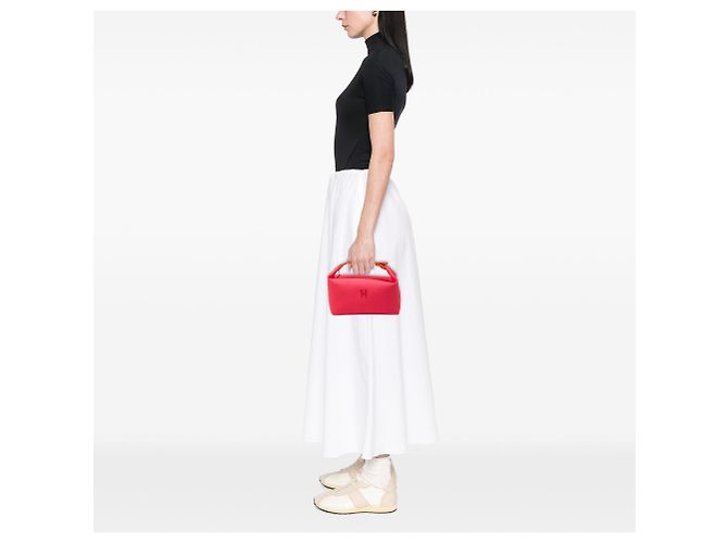 Bolso Vanity Hermès Large Toile Bride A Brac Rosa - vista 6