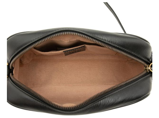 Borsa a tracolla Gucci Small GG Marmont Matelassé in pelle di vitello nera Nero - vista 4