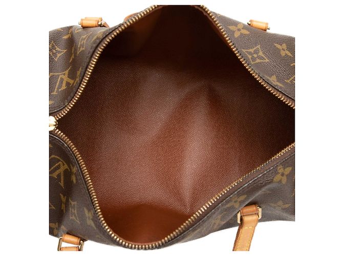 Bolso de mano Louis Vuitton Monogram Papillon 30 Marrón Castaño - vista 4