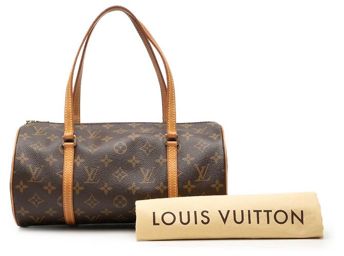 Bolso de mano Louis Vuitton Monogram Papillon 30 Marrón Castaño - vista 7