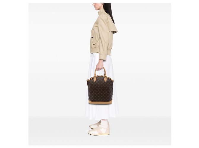 Bolsa de mão vertical Lockit Monogram Louis Vuitton castanha Marrom - vista 6