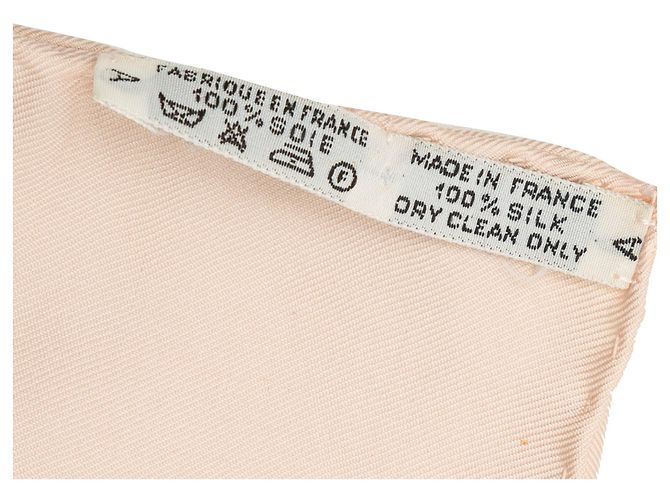 Pañuelo de seda Hermès Springs Rosa 90 Scarves - vista 2
