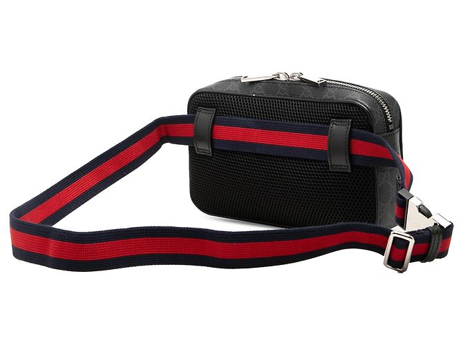 Borsetta cintura Gucci GG Supreme Web nera Nero - vista 2