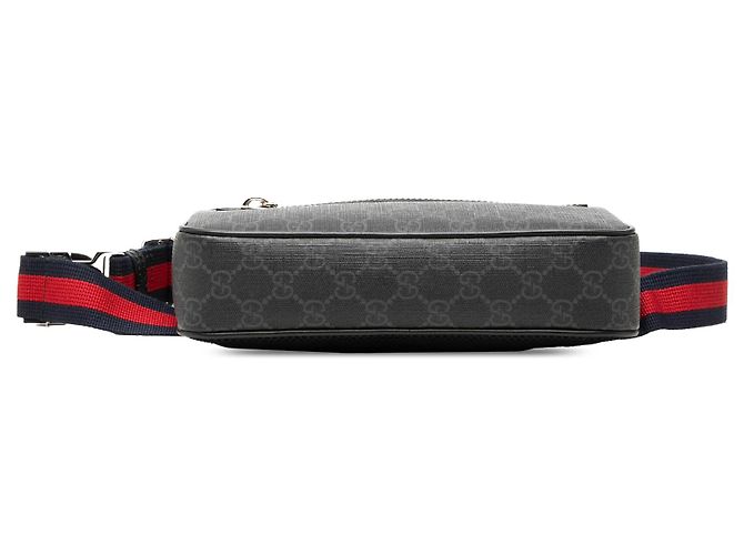 Borsetta cintura Gucci GG Supreme Web nera Nero - vista 3
