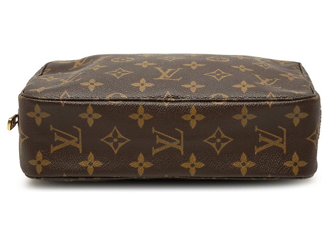 Borsa a Clutch Louis Vuitton Monogram Trousse Toilette 23 Marrone - vista 3