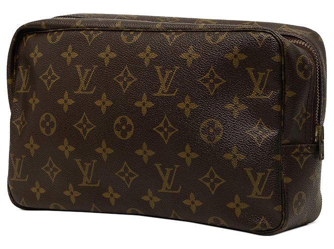 Borsa a Clutch Louis Vuitton Monogram Trousse Toilette 28 Marrone - vista 2
