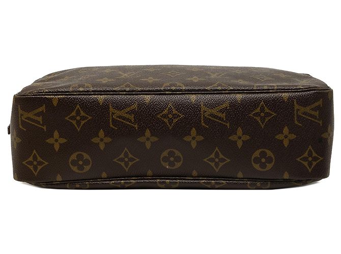 Borsa a Clutch Louis Vuitton Monogram Trousse Toilette 28 Marrone - vista 3