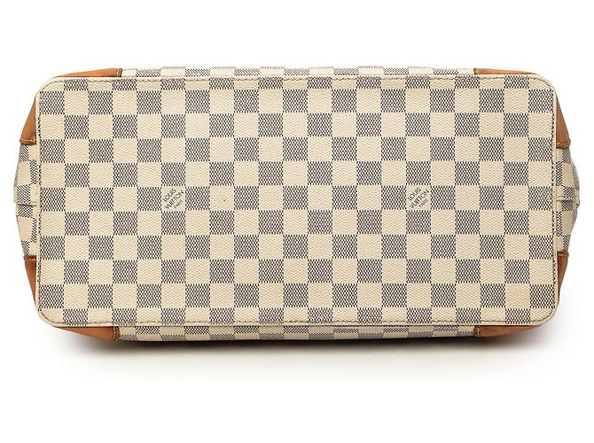 Borsa Tote Louis Vuitton Damier Azur Hampstead MM Bianca Bianco - vista 3
