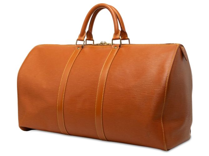 Sac de voyage Louis Vuitton Epi Keepall 50 Marron - vue 2