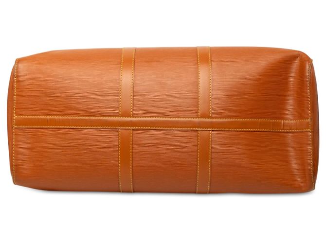 Sac de voyage Louis Vuitton Epi Keepall 50 Marron - vue 3