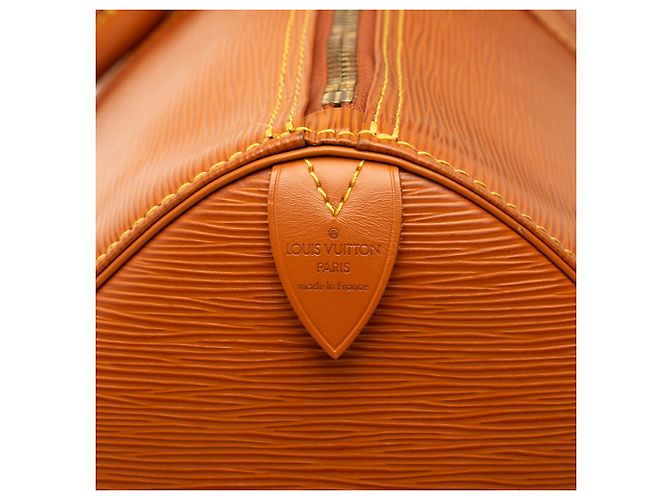 Sac de voyage Louis Vuitton Epi Keepall 50 Marron - vue 5