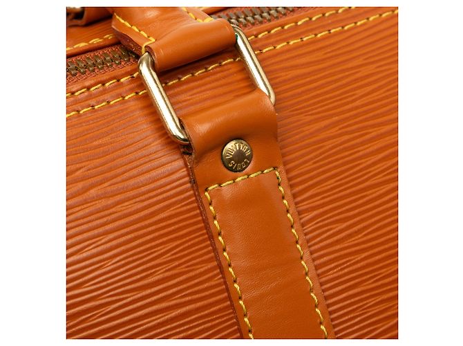 Sac de voyage Louis Vuitton Epi Keepall 50 Marron - vue 6