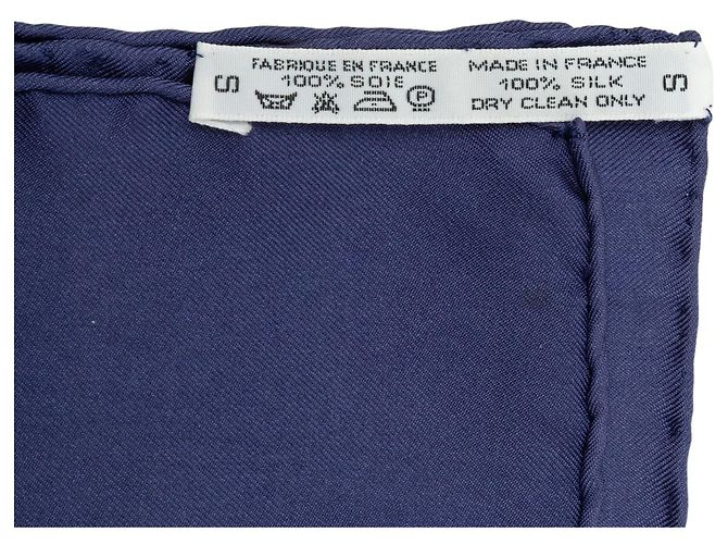 Pañuelo de seda Hermès Ecuries Blanco 90 - vista 5