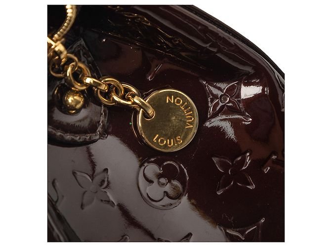 Purple Louis Vuitton Monogram Vernis Brea MM Satchel - view 6