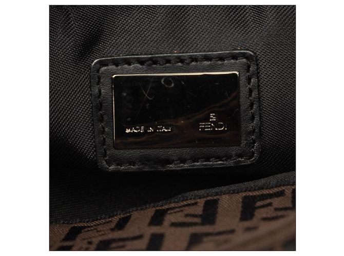 Borsa a mano Fendi Zucchino Canvas marrone - vista 5