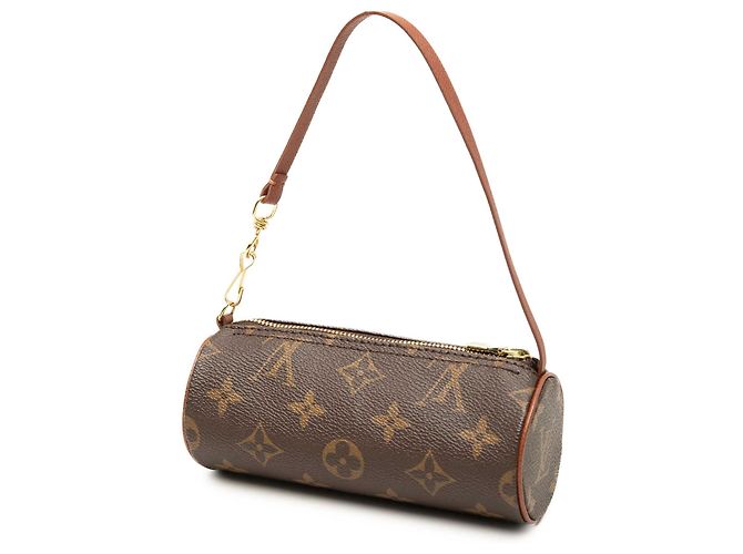 Louis Vuitton Monogram Papillon Pochette Handtasche Braun - Ansicht 2