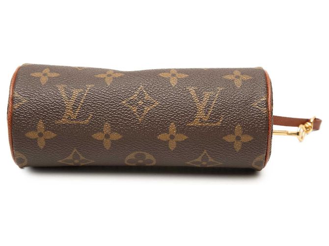 Louis Vuitton Monogram Papillon Pochette Handtasche Braun - Ansicht 3