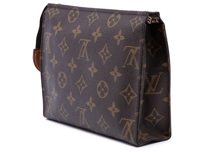 Louis Vuitton Monogram Kulturbeutel 19 Clutch Bag braun - Ansicht 2