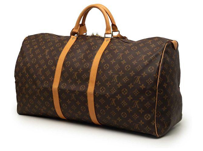 Borsa da viaggio Louis Vuitton Monogram Keepall 60 Marrone - vista 2