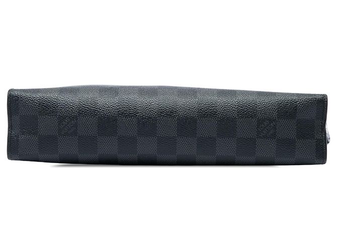 Borsa a pochette Louis Vuitton Damier Graphite Pochette Voyage MM nera Nero - vista 3