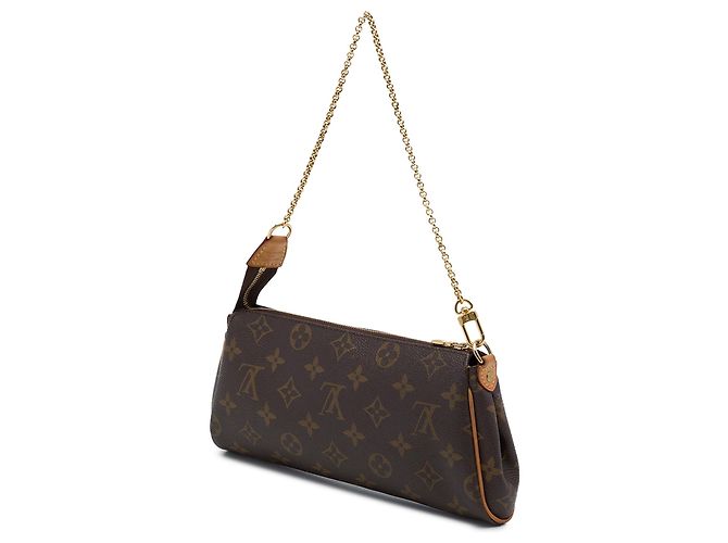 Bolsa Satchel Louis Vuitton Monogram Eva Castanha Marrom - vista 2