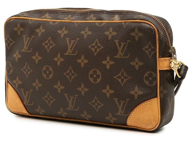 Bolso de mano Louis Vuitton Monogram Marly Dragonne GM Marrón Castaño - vista 2