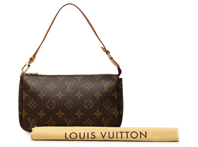 Louis Vuitton Monogram Pochette Accessoires Schultertasche Braun - Ansicht 7