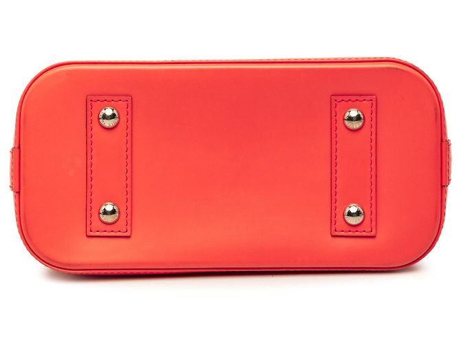 Borsa Satchel Louis Vuitton Epi Alma BB Arancione - vista 3