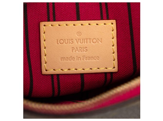 Bolso Louis Vuitton Monogram Neverfull MM Marrón Castaño - vista 5