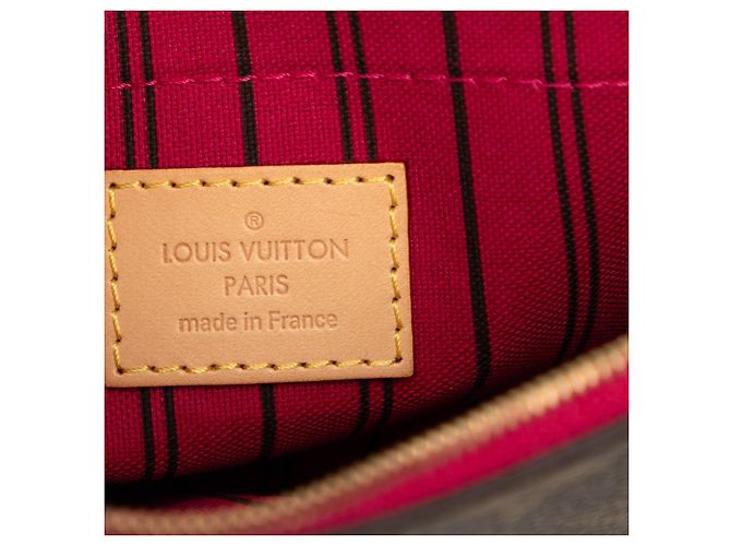 Bolso Louis Vuitton Monogram Neverfull MM Marrón Castaño - vista 7
