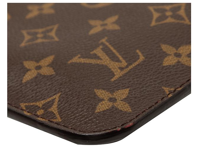 Bolso Louis Vuitton Monogram Neverfull MM Marrón Castaño - vista 9