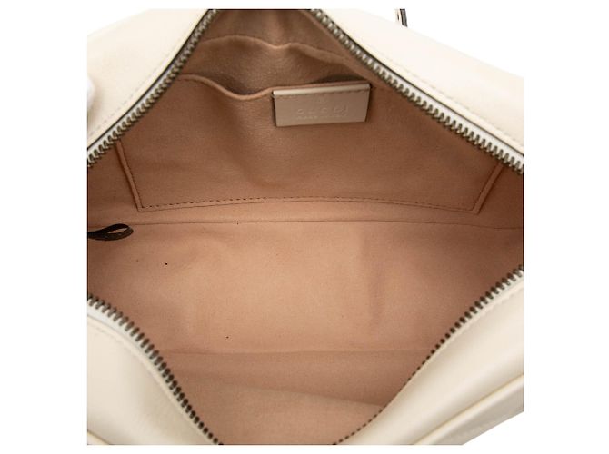 Borsa a tracolla Gucci Small GG Marmont Matelasse in pelle di vitello marrone - vista 4
