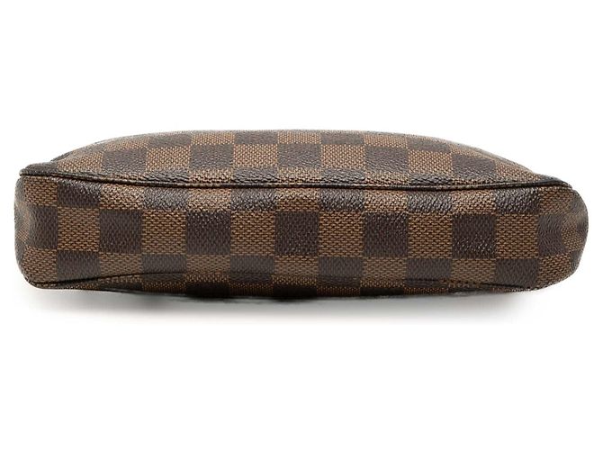 Borsa a tracolla Louis Vuitton Damier Ebene Pochette Accessoires Marrone - vista 3