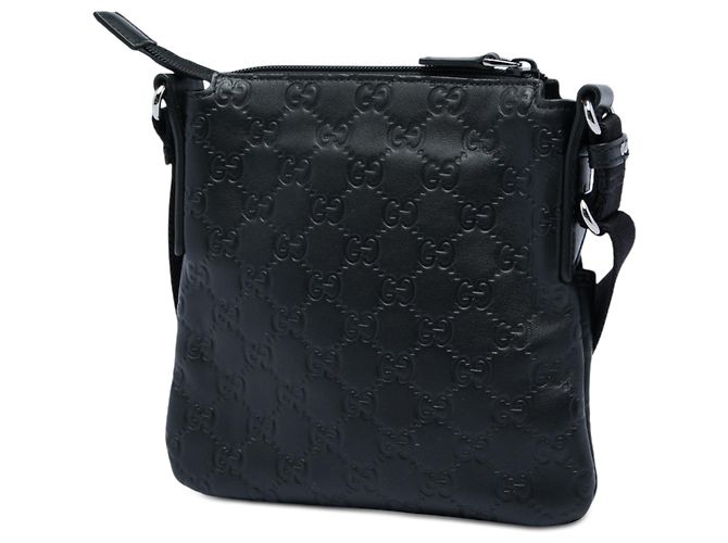 Borsa crossbody Gucci Guccissima nera Nero - vista 2