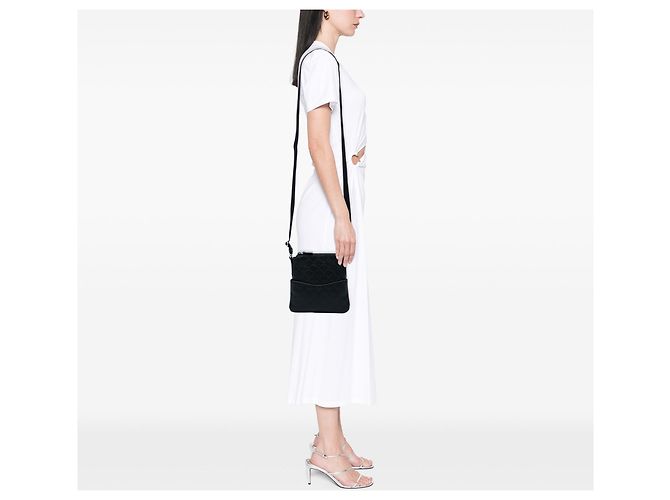 Borsa crossbody Gucci Guccissima nera Nero - vista 5