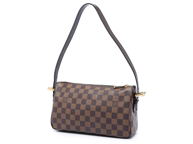 Borsa Satchel Louis Vuitton Damier Ebene Ravello GM Marrone - vista 2