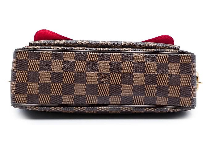 Borsa Satchel Louis Vuitton Damier Ebene Ravello GM Marrone - vista 3