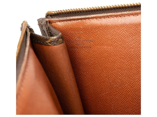 Sac business Portfolio Louis Vuitton Monogram Poche Documents Marron - vue 5