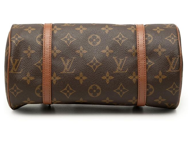 Borsa a mano Louis Vuitton Monogram Papillon 26 Marrone Castaño - vista 3