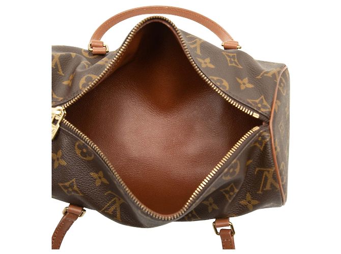Borsa a mano Louis Vuitton Monogram Papillon 26 Marrone Castaño - vista 4