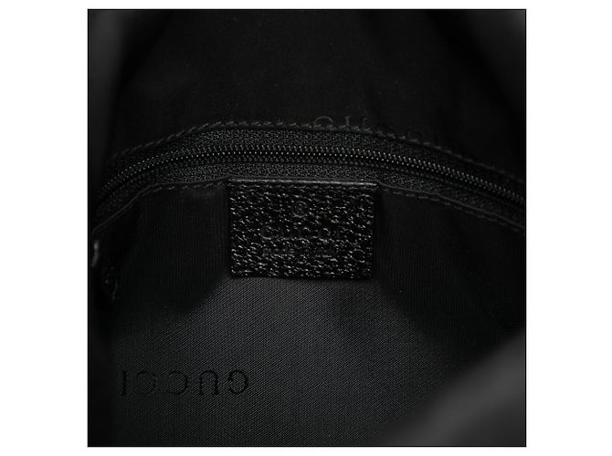Borsa a tracolla Gucci Jackie in tela nera Nero - vista 5
