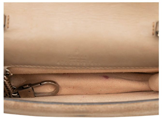 Beige Gucci Mini GG Supreme Dionysus Crossbody - view 4