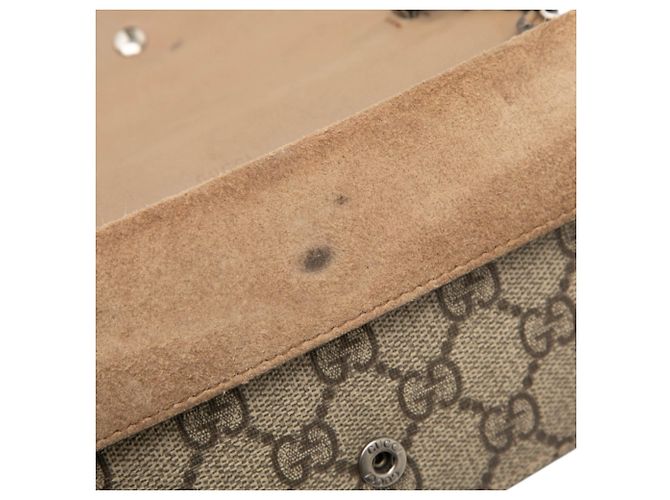 Beige Gucci Mini GG Supreme Dionysus Crossbody - view 6