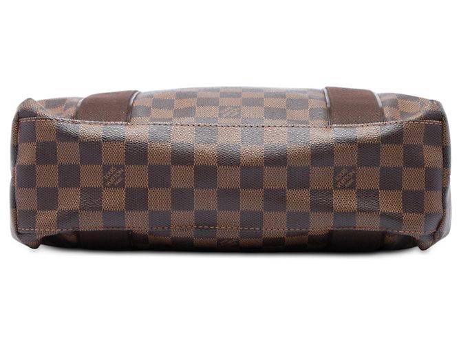 Borsa Tote Louis Vuitton Damier Ebene Cabas Beaubourg Marrone - vista 3