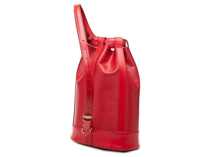 Red Louis Vuitton Epi Randonnee PM Backpack - view 2